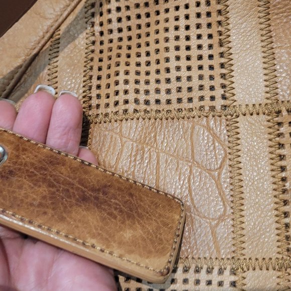 b. makowsky~Soft Leather~ Extra Large Handbag  17 X 15.5 - Picture 12 of 16